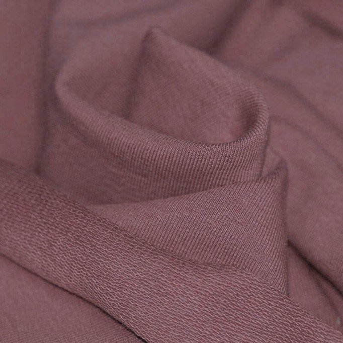 Sweat Stof Gammel Mauve - (Sweat Stof)