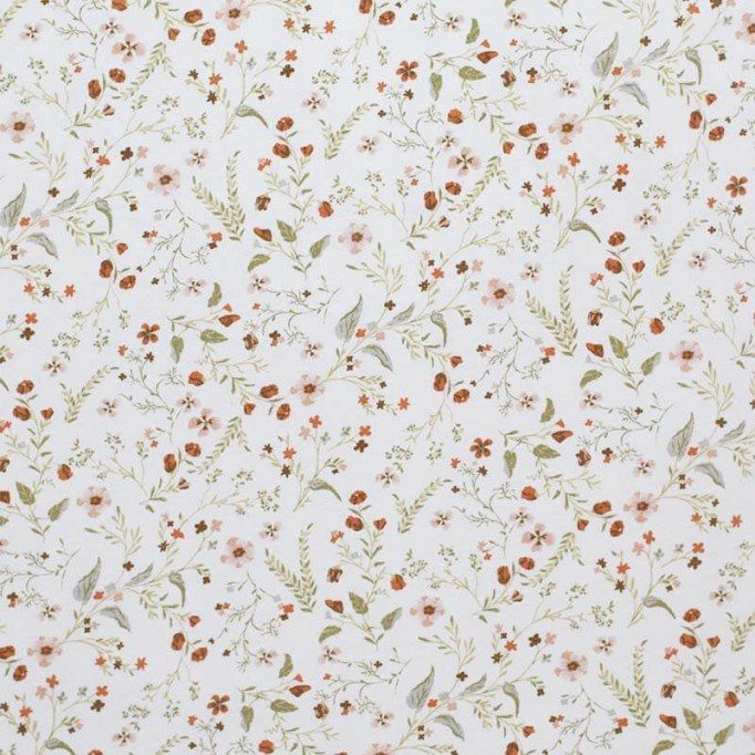 Jersey Cotton Fabric Digital Print - Millefleurs - (Jersey Cotton Fabric Digital Print)