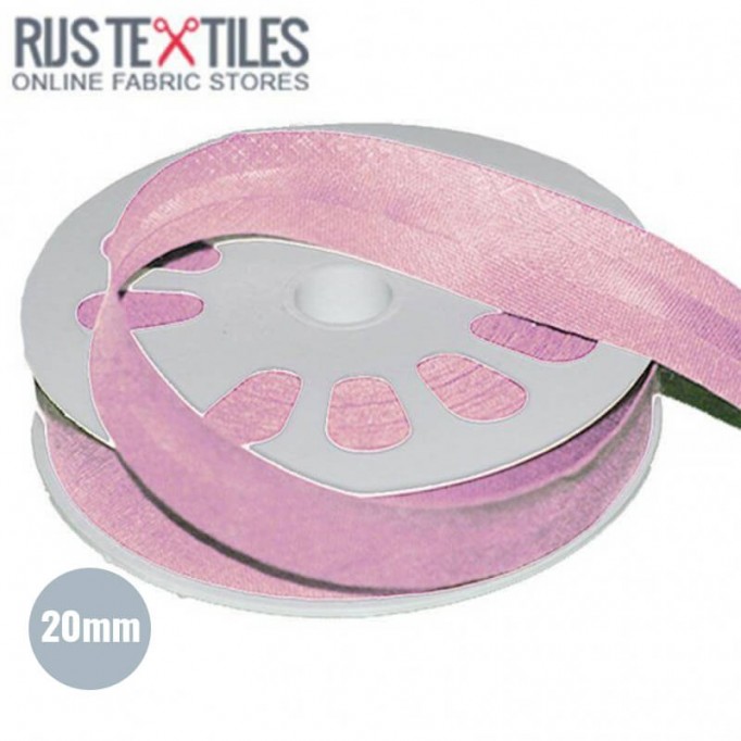 Cotton Bias Binding Pink 20mm - (Ribbons )