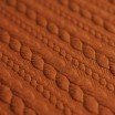 Cable Knit Jacquard Fabric Cognac - (Fashion Fabrics)