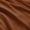 Heavy (Triple Layer) Cotton Gauze Fabric Cognac - (Deco Fabrics)