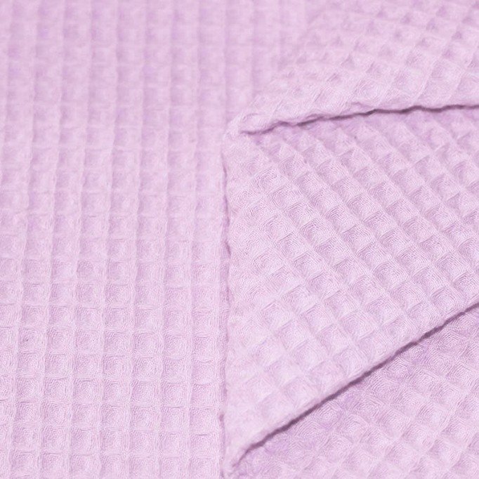 Waffle Pique Fabric Pastel Lilac - (Waffle Pique Fabrics)