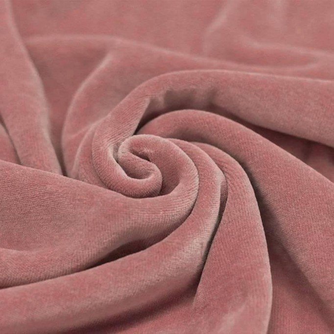 Nicky Velour Fabric Clay Pink - (Nicky Velour Fabric)