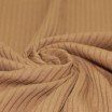 Wide Drop Needle Rib Fabric Camel - (Jersey Fabrics)