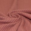 Wide Drop Needle Rib Fabric Clay Pink - (Jersey Fabrics)