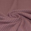 Bredriflet Rib Jersey Strikstof Gammel Mauve - (Jerseystoffer)