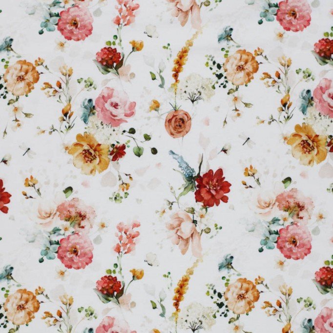 Cotton Poplin Digital Print - Botanic Garden - (Cotton Poplin Printed)