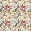 Cotton Poplin Digital Print - English Garden Ecru - (Cotton Poplin Printed)