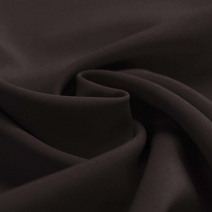 Burlington Fabric Brown Tkanina Stretch Panama 