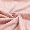 Pointelle Cotton Jersey Fabric (Stripes) Nude Pink - (Jersey Fabrics)