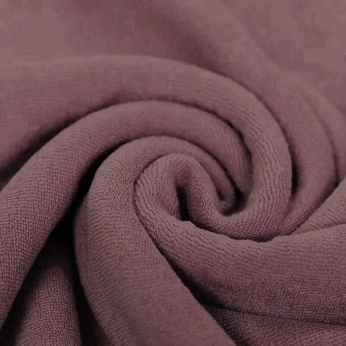 Streak Frotté Stof Gammel Mauve - (Streak Frotté Stof)