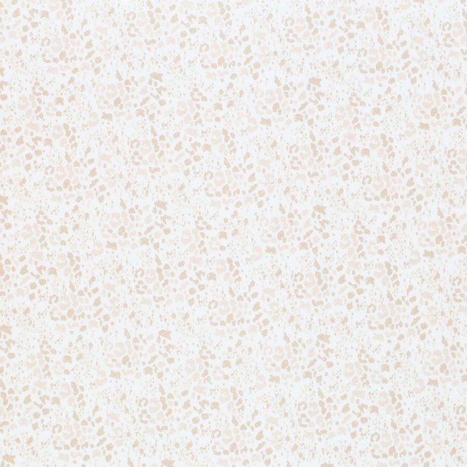 Bomuld Poplin Stof Digital Trykt - Beige Mini Leopard - (Bomuld Poplin Print )