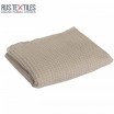 Waffle Pique Fabric Dark Beige - (Waffle Pique Fabrics)