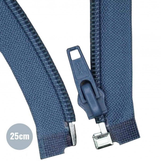 Divisible Zipper YKK Jeans 25CM Nylon - (Divisible Nylon Zippers YKK)