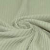 Wide Drop Needle Rib Fabric Dusty Green - (Jersey Fabrics)