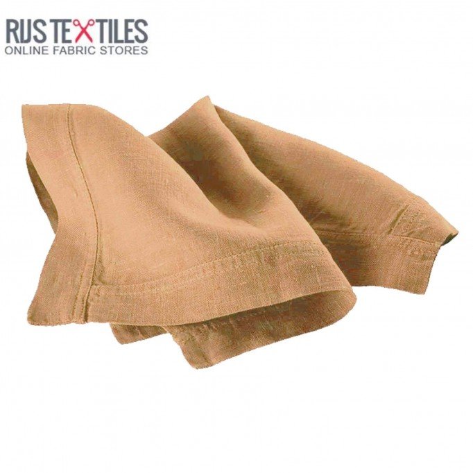 Linen Fabric Camel - (Linen Fabric Washed)