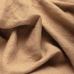 Fine Linen Fabric (Stone Washed) Camel - (Deco Fabrics)