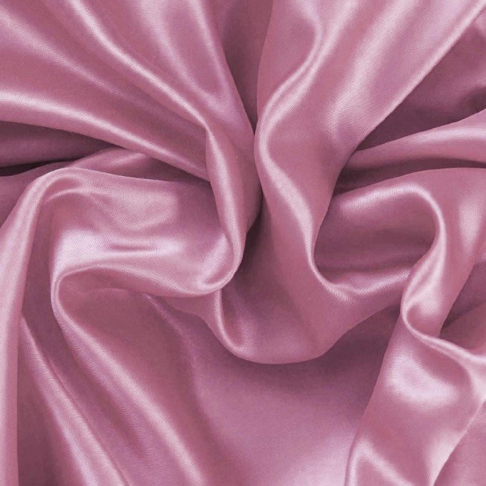 Satin Stof Gammel Pink - (Satin Stof)