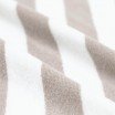 Tissu Éponge Rayures 4CM x 4CM Beige Ecru - (Tissu Éponge )