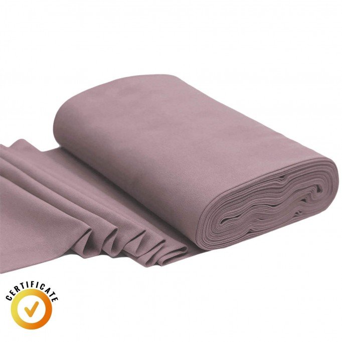 Biologische Boordstof 1x1 Oud Mauve - (Boordstoffen )