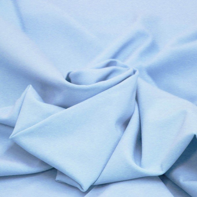 Tissu Lycra (Mat) Bleu Clair - (Lycra Tissu Mat)