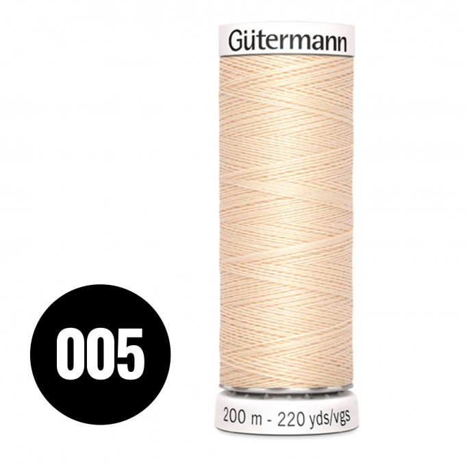 Gütermann 005 Light Beige 200M (043) - (Sewing Threads)