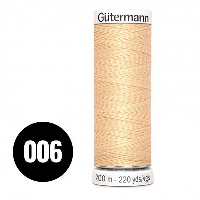 Gütermann 006 Beige 200M (043) - (Filati Cucirini)