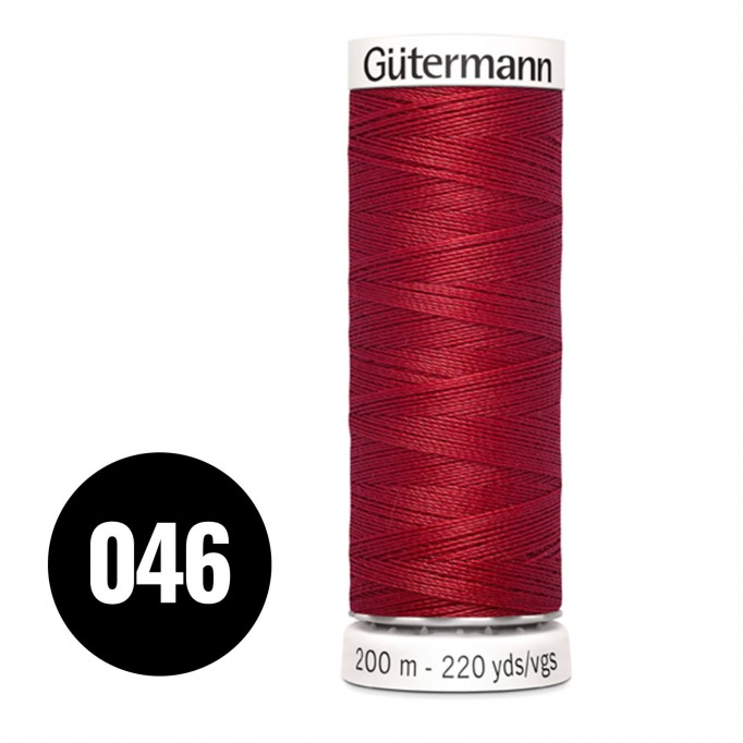 Gütermann 046 Warm Red 200M (043) - (Sewing Threads)