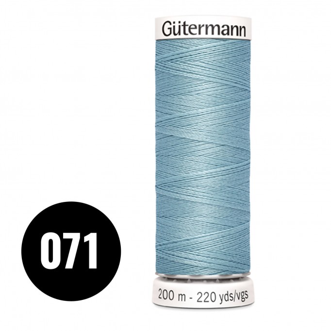 Gütermann 071 Light Blue 200M (043) - (Sewing Threads)