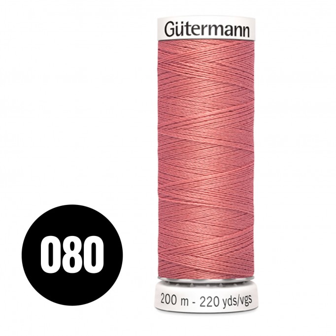 Gütermann 080 Coral Pink 200M (043) - (Sewing Threads)