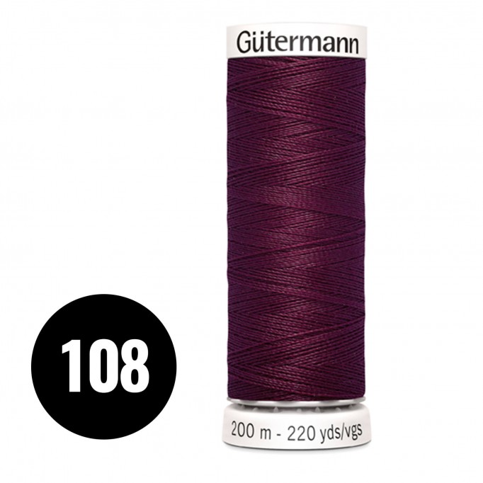 Gütermann 108 Cherry Red 200M (043) - (Sewing Threads)