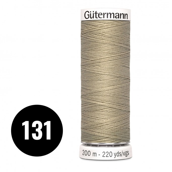 Gütermann 131 Light Beige 200M (043) - (Sewing Threads)