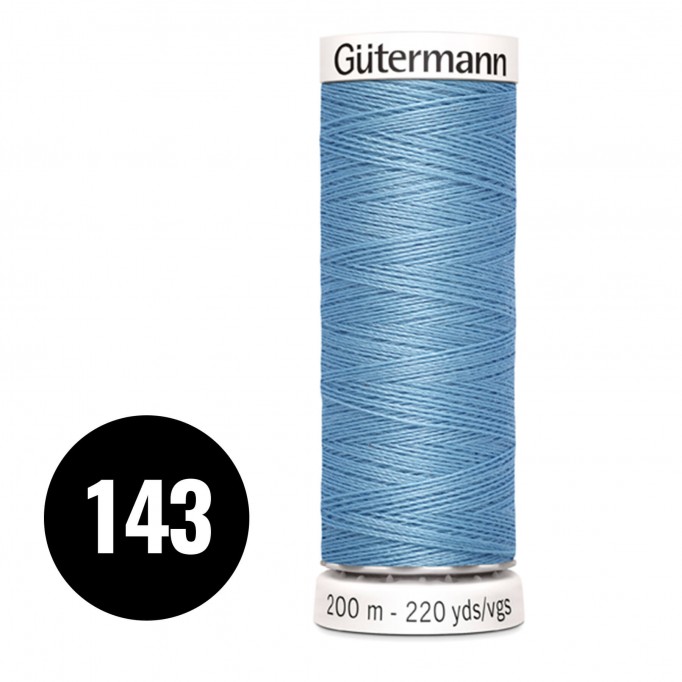 Gütermann 143 Light Blue 200M (043) - (Sewing Threads)