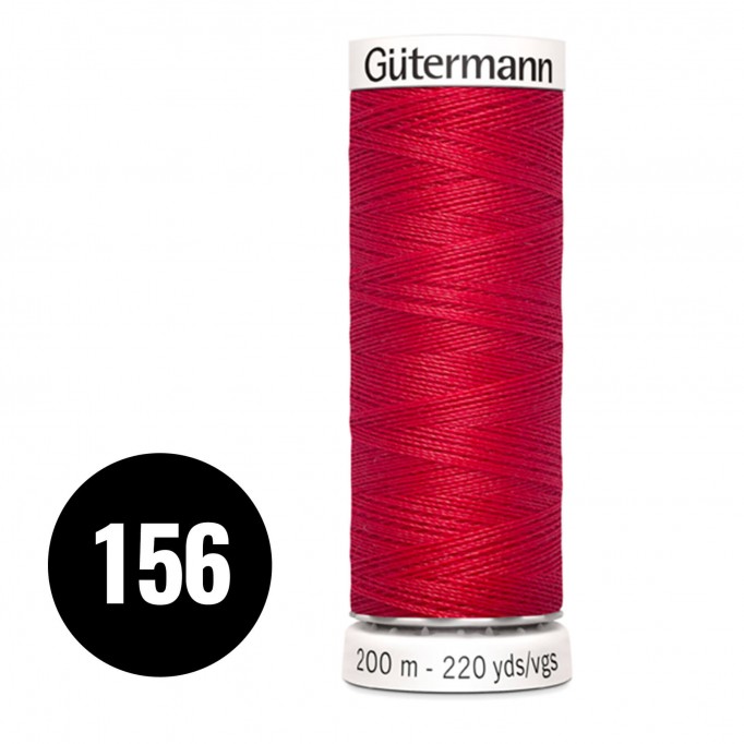 Gütermann 156 Fire Red 200M (043) - (Sewing Threads)