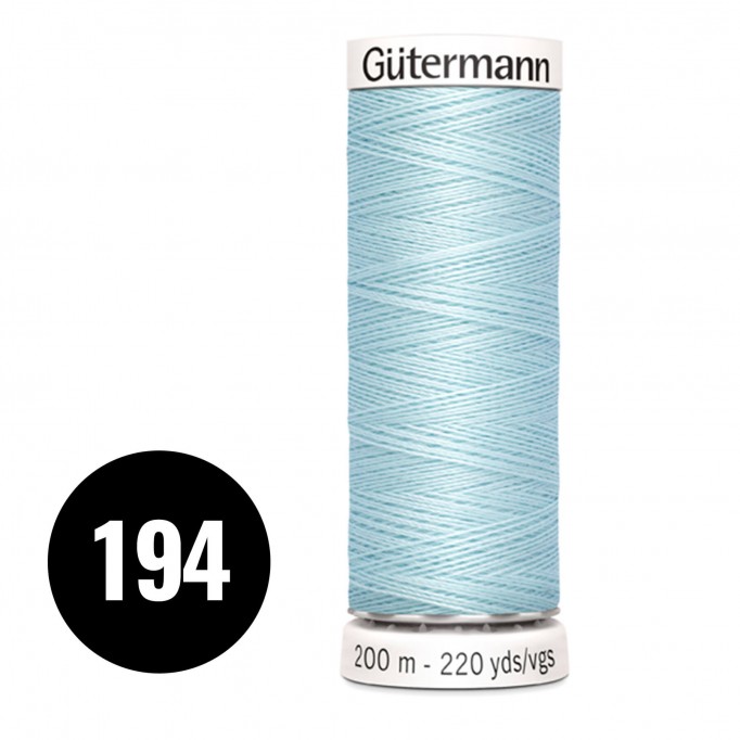 Gütermann 194 Ice Blue 200M (043) - (Sewing Threads)