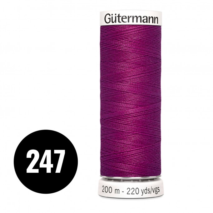 Gütermann 247 Fuchsia Purple 200M (043) - (Sewing Threads)