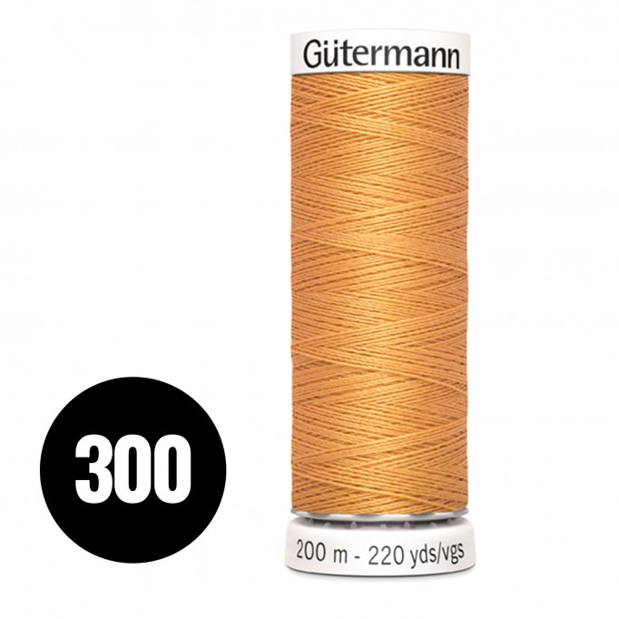 Gütermann 300 Bright Tangerine 200M (043) - (Sewing Threads)