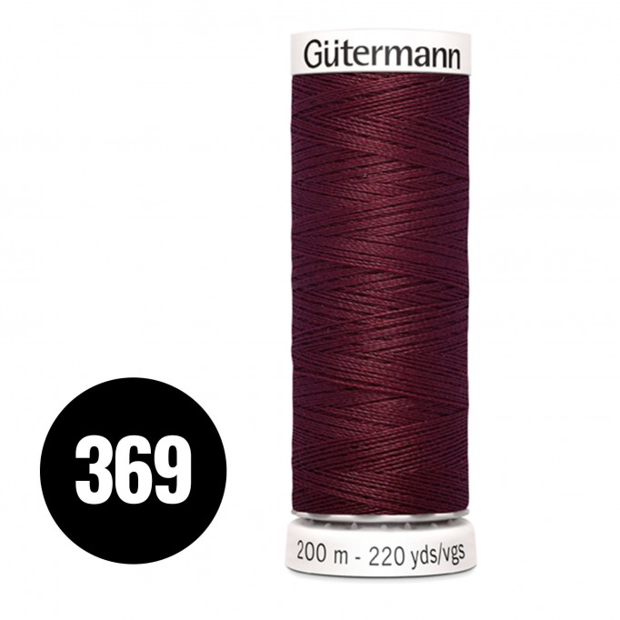 Gütermann Sew-All Bordeaux 200M (369) - (Sewing Threads)