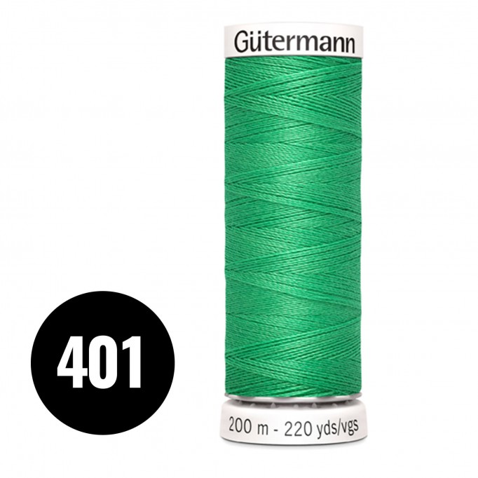 Gütermann 401 Light Grass Green 200M (043) - (Sewing Threads)