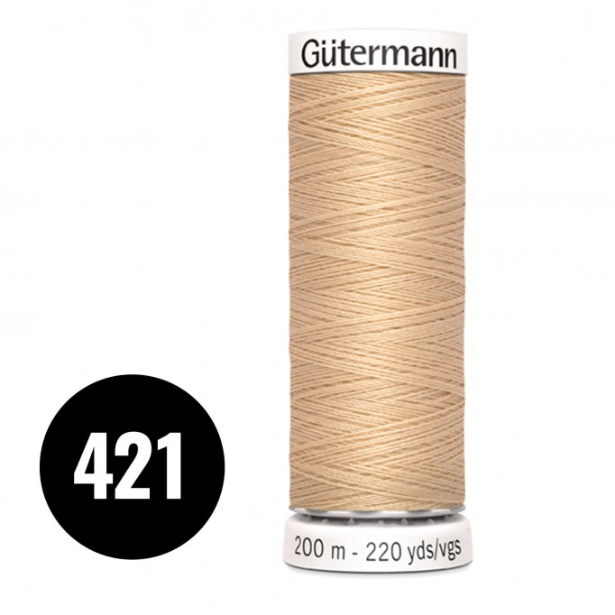 Gütermann 421 Light Camel 200M (043) - (Sewing Threads)