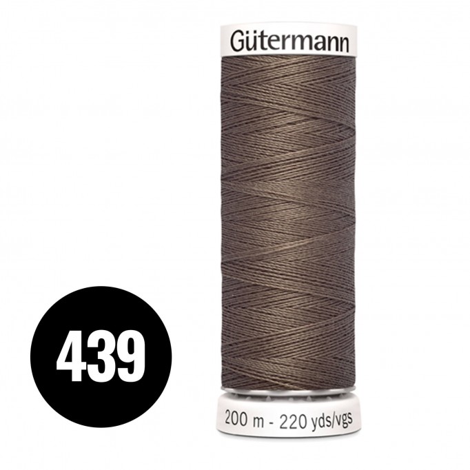 Gütermann 439 Dark Brown 200M (043) - (Sewing Threads)