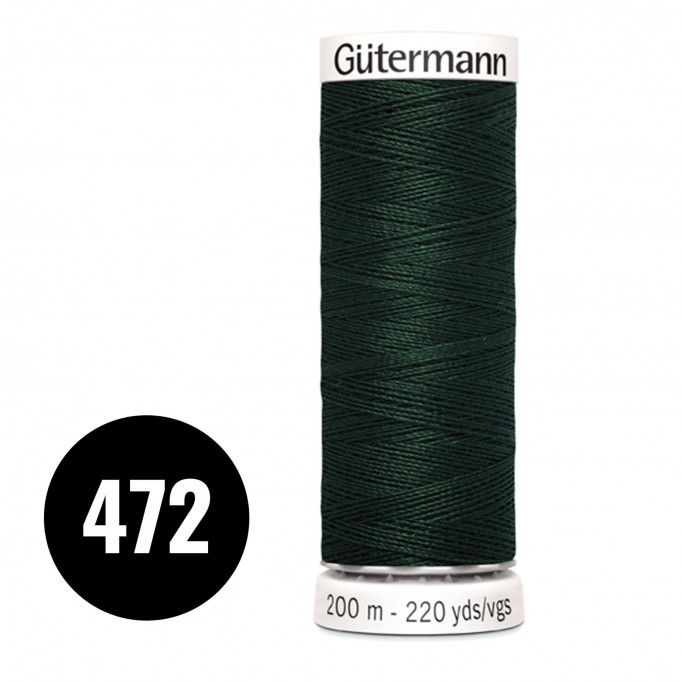 Gütermann 472 Dark Green 200M (043) - (Sewing Threads)