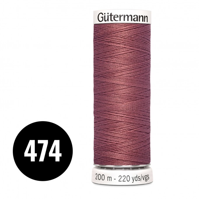 Gütermann 474 Dark Brick 200M (043) - (Sewing Threads)