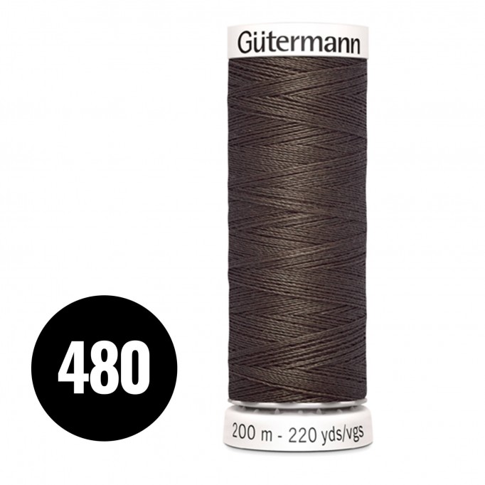 Gütermann 480 Brown 200M (043) - (Sewing Threads)