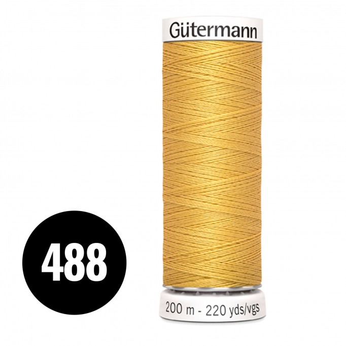 Gütermann 488 Mustard 200M (043) - (Sewing Threads)