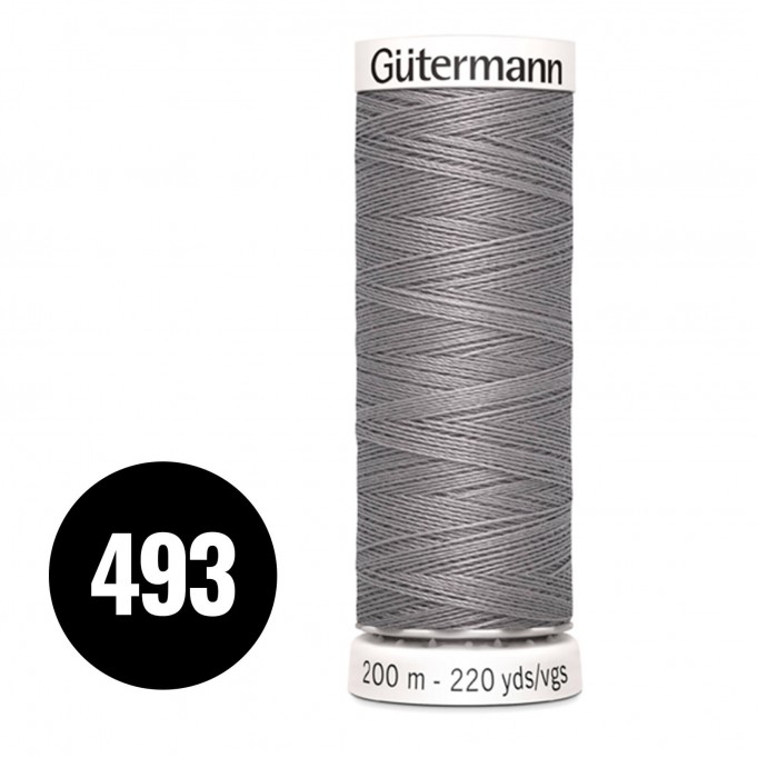 Gütermann 493 Mouse Grey 200M (043) - (Sewing Threads)