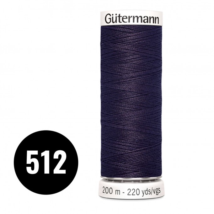 Gütermann 512 Eggplant 200M (043) - (Sewing Threads)