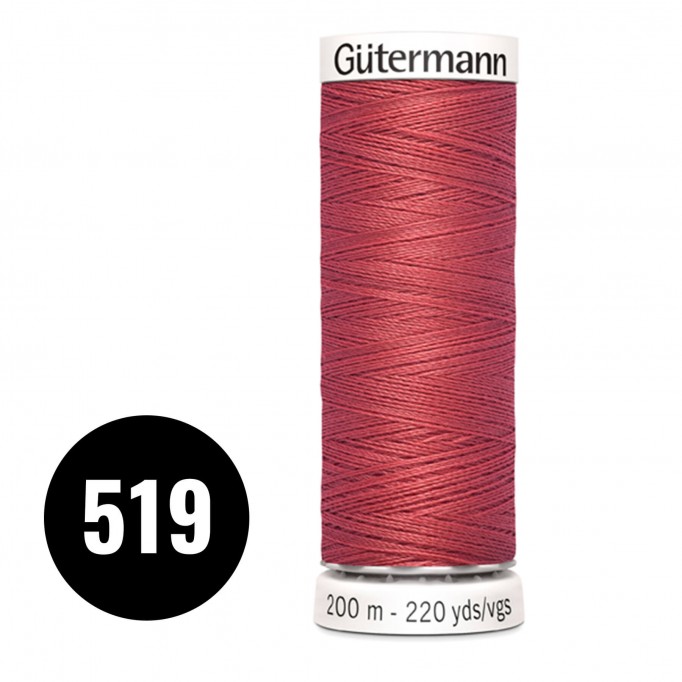 Gütermann 519 Signal Red 200M (043) - (Sewing Threads)