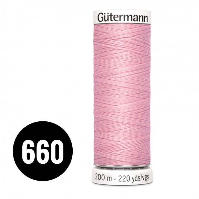 Gütermann 660 Pink 200M (043) - (Sewing Threads)