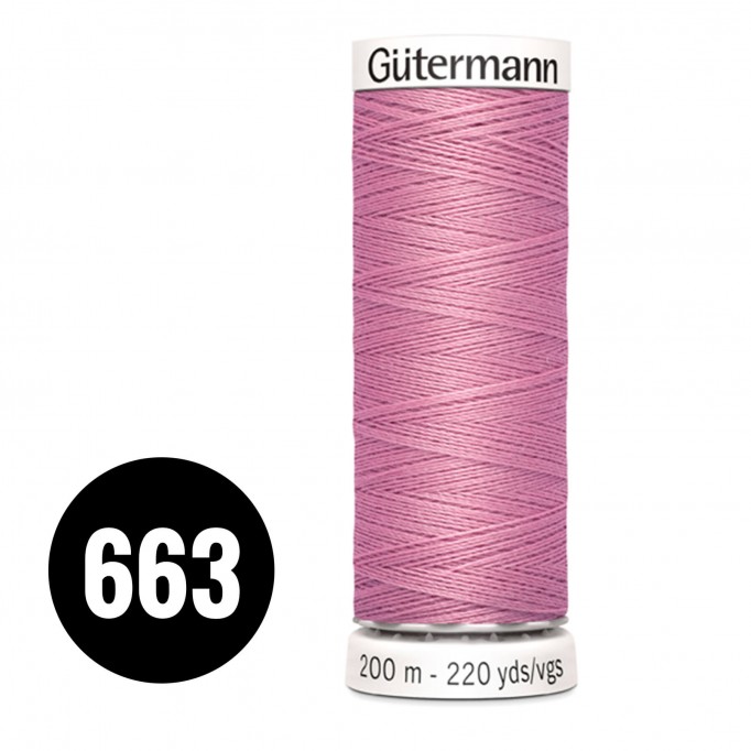 Gütermann 663 Dark Pink 200M (043) - (Sewing Threads)